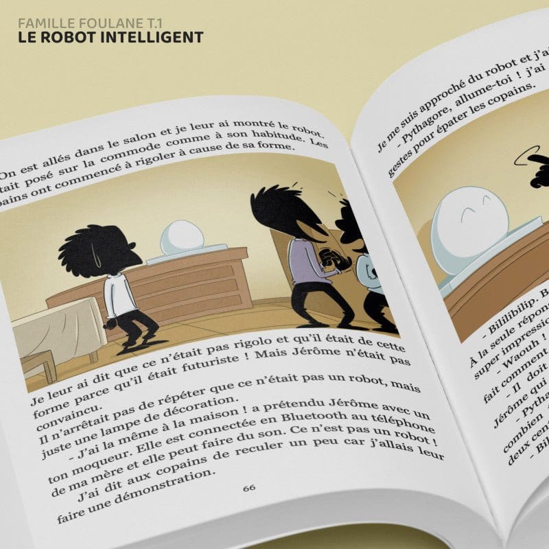 La Famille Foulane (Tome1) - Le Robot Intelligent BDouin BDouin Livre Islam Enfant 9789998797871 Librairie Musulmane Al-imen
