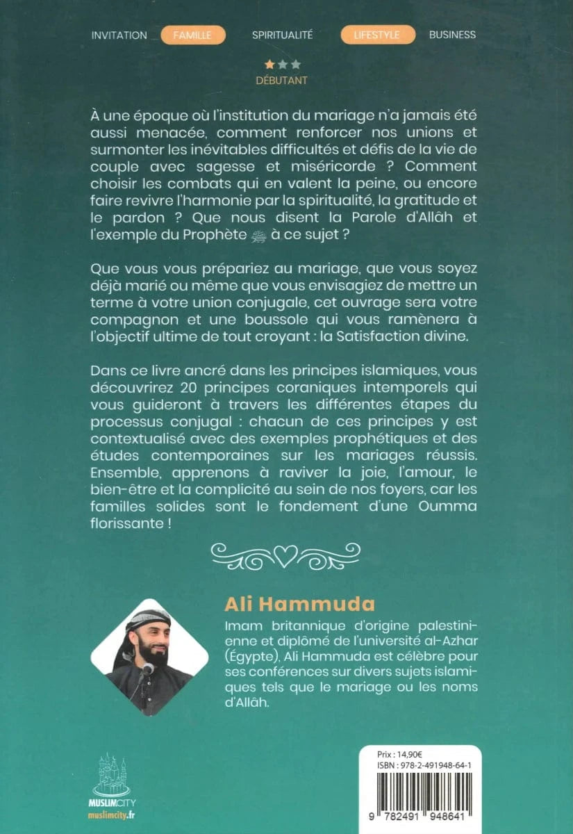 Mariés pour toujours - Ali Hammuda MuslimCity Livre > Islam 9782491948641 Librairie Musulmane Al-imen