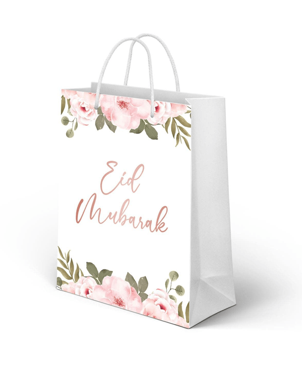 Sac cadeau Eid Mubarak - Rose Dorée