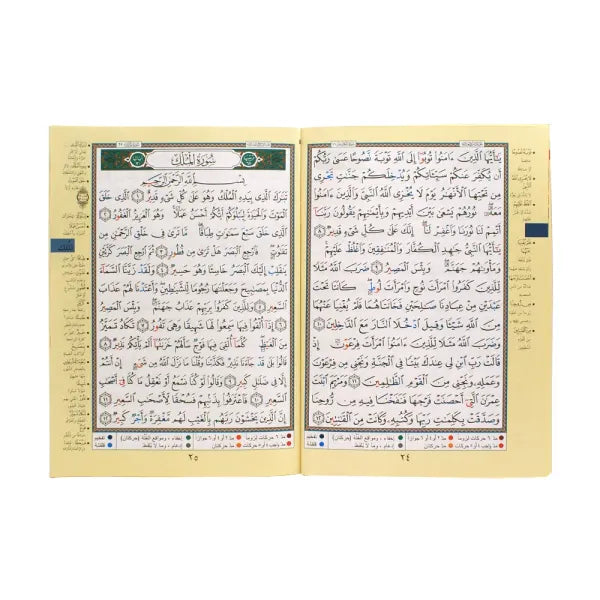 Coran Al-Tajwid Lecture Warsh ('Amma + Tabâraka + Qad Sami'a)