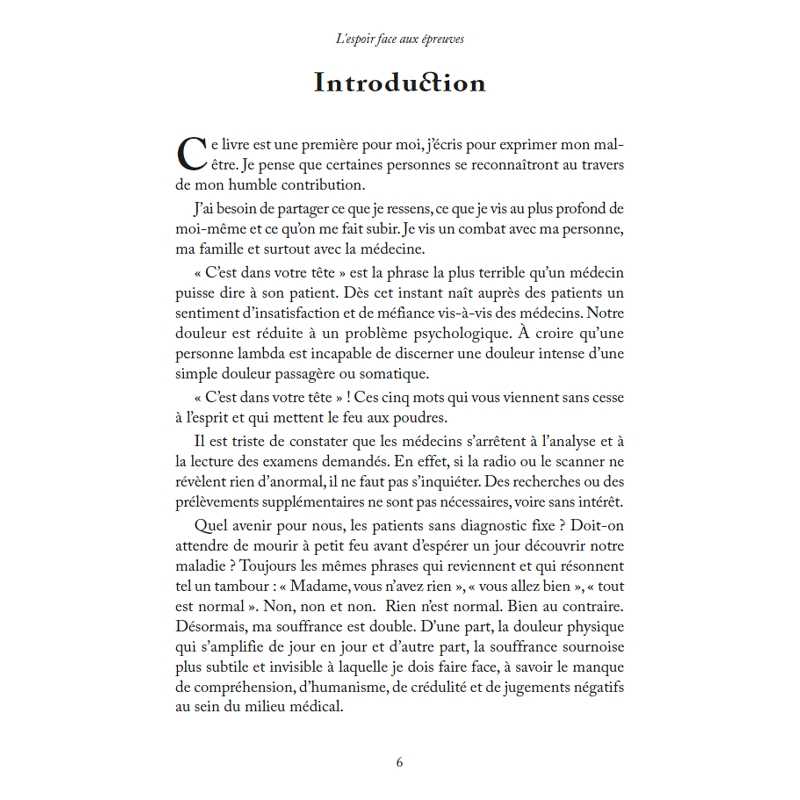 L’espoir face aux épreuves par Amel S. Al-Hadîth Livre Islam Femme 9782875453211 Librairie Musulmane Al-imen