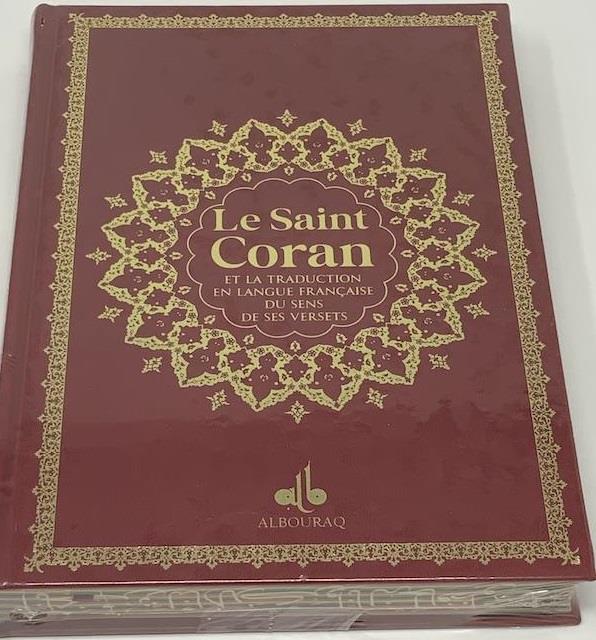 Le Saint Coran (Bilingue) et la traduction en langue française du sens de ses versets (20 x 28 cm) (Pages Arc - en - ciel) disponible chez Al - imen