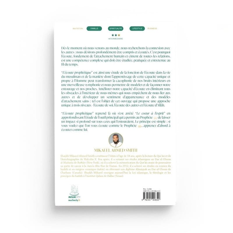 L’écoute prophétique écrit par Mikaeel Ahmed Smith Al - imen
