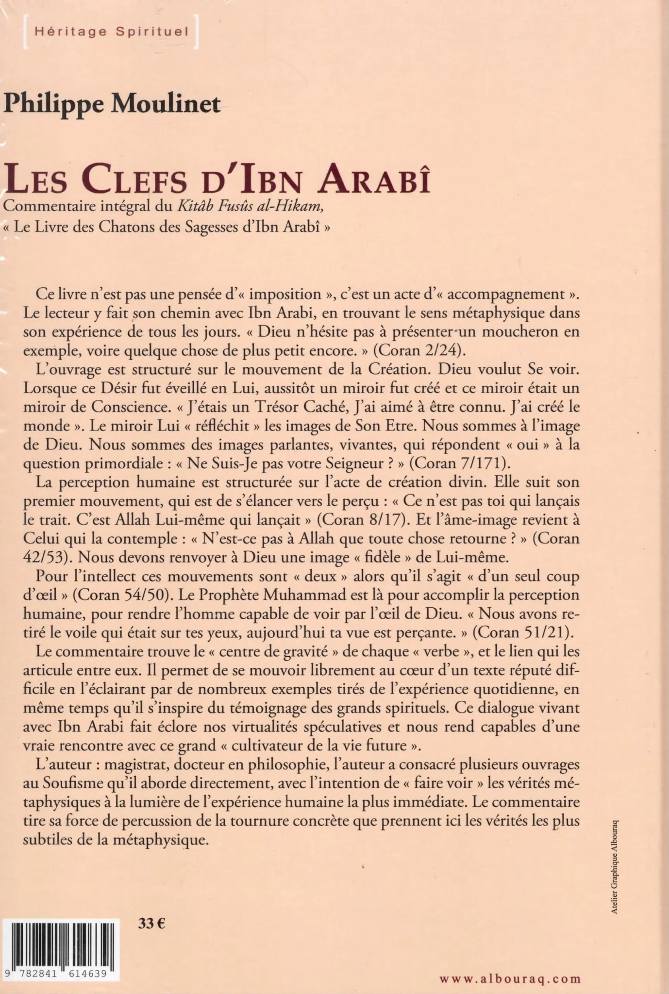 Les clefs d’Ibn Arabî de Philippe Moulinet Al - imen