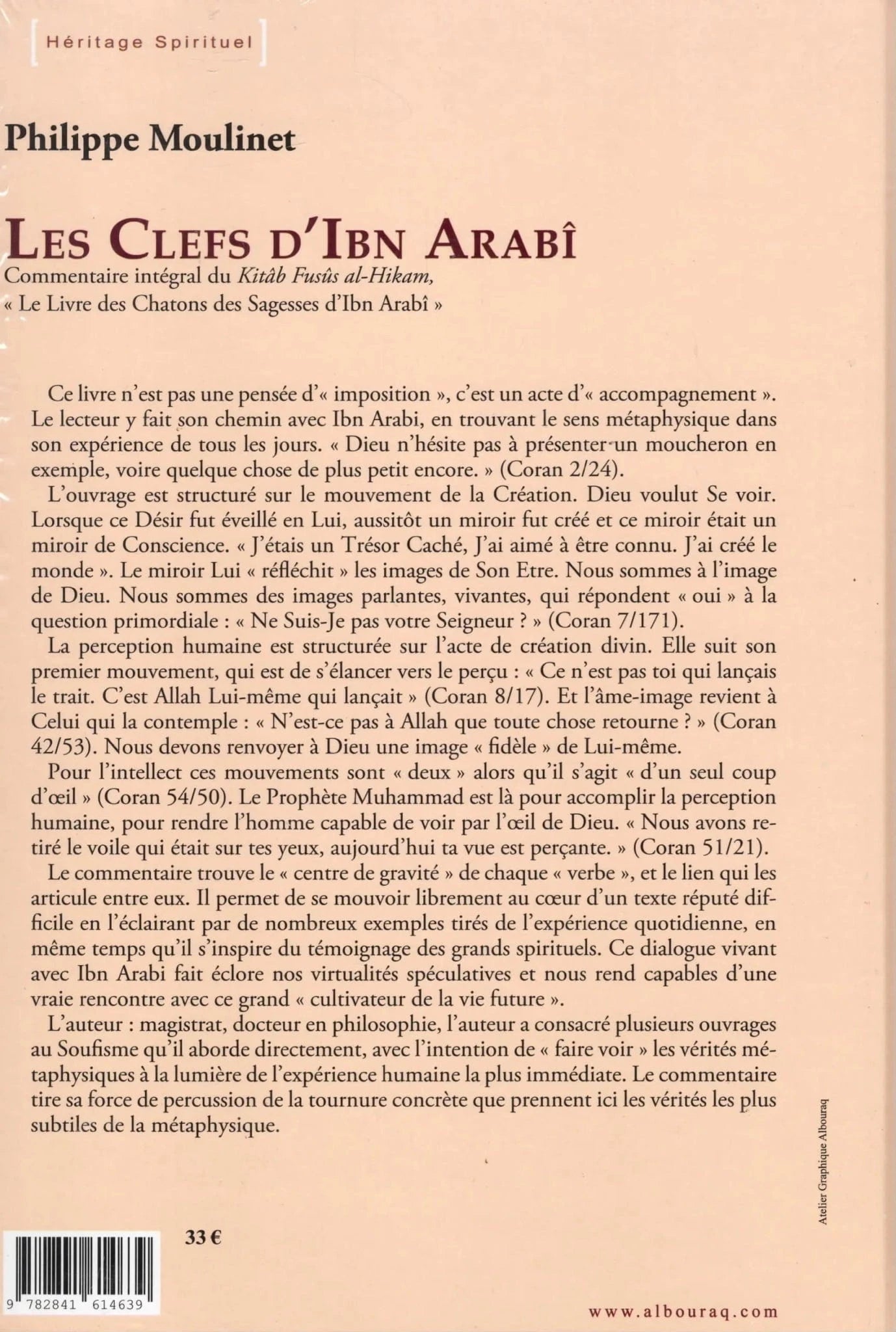 Les clefs d’Ibn Arabî de Philippe Moulinet Al - imen