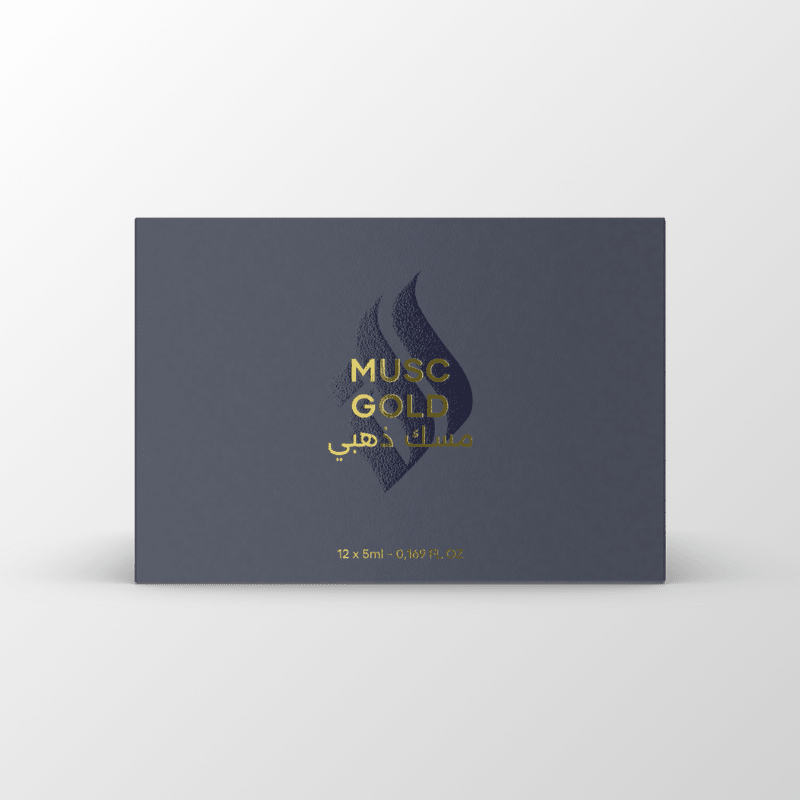 Musc Gold - Parfum : Hommes et Femmes - Extrait de Parfum Sans Alcool d'El Nabil - 5 ml El Nabil Parfums et eaux de Cologne 5060815001444 Librairie Musulmane Al-imen