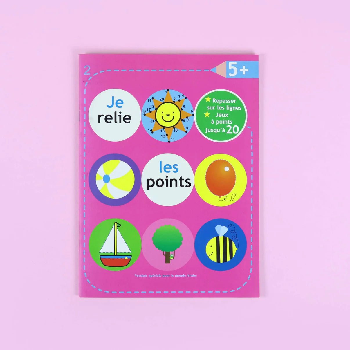 Série Ballon: Je relie les points - Rose (5 ans) - Livres par édition par Digital Future disponible chez Al - imen