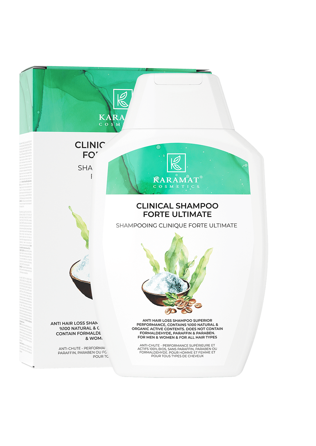 Shampooing clinique forte ultimate Karamat Cosmetics 300ML Al - imen